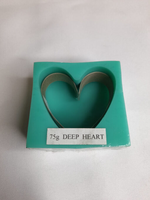 Deep Heart Silicone Mould - 83g