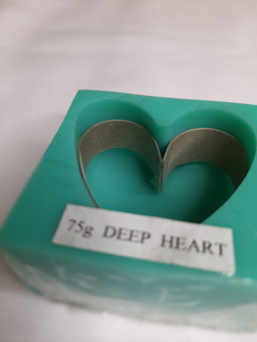 Deep Heart Silicone Mould - 83g - Image 2