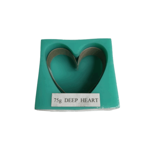Deep Heart Silicone Mould - 83g