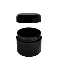Short Jar with Lid (Black) - 50ml