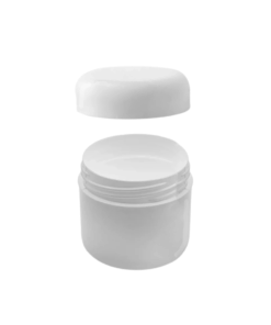 Short Jar with Lid (White) - 50ml