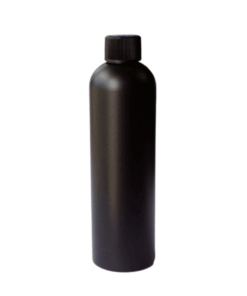 10pcs Boston Bottle with Lid (Black) - 250ml