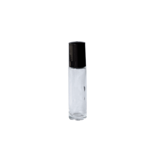 10pcs Roller Ball Bottle with Lid (white) - 10ml