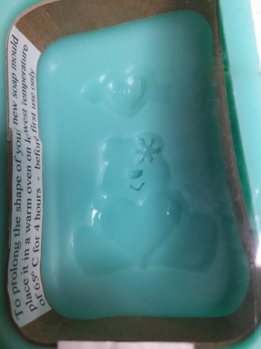 Teddy Bear Heart Silicone Mould - Image 2