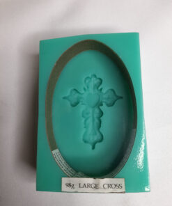 Large Cross Silicone Soap Mould - 98g