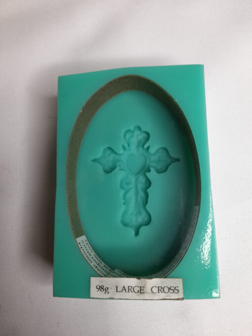 Large Cross Silicone Soap Mould - 98g