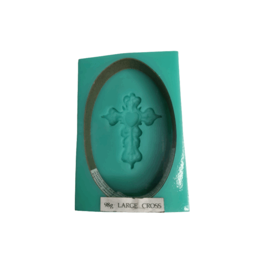 Large Cross Silicone Soap Mould - 98g