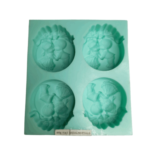 4 Cavity Bridal Silicone Mould - 149g