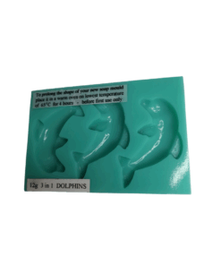 3 Cavity Dolphin Silicone Mould - 20g
