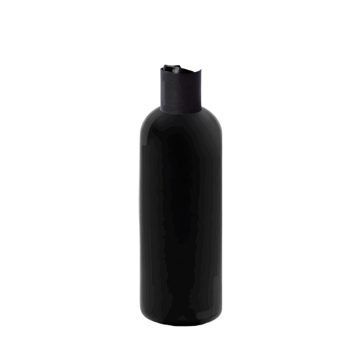 Boston Bottle with Disc Top (Black) - 100ml