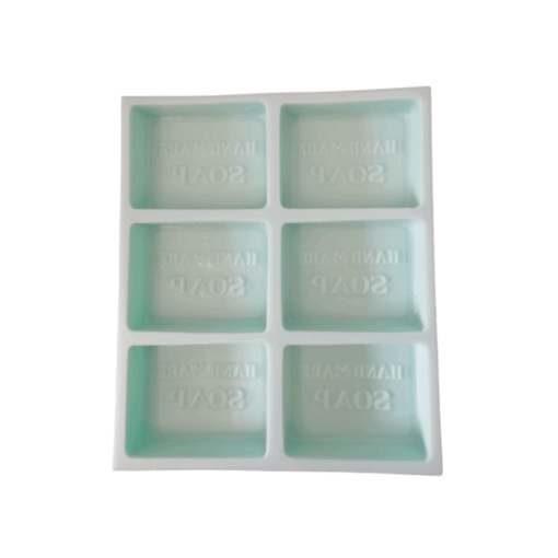 6 Cavity Hand Made Silicone Soap Mould