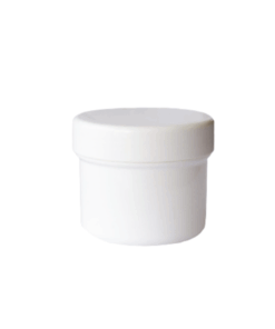 10pcs Jar with Lid (White) - 125ml