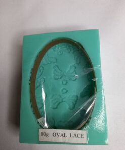 Oval Lace Silicone Soap Mould