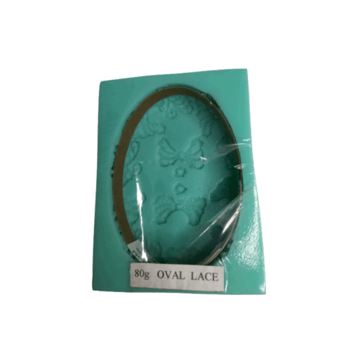 Oval Lace Silicone Soap Mould