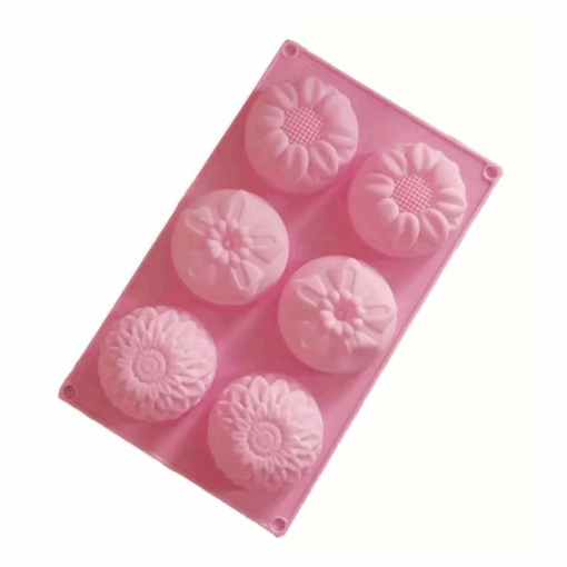 Flower Mould - 6 Cavity