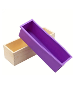 Silicone Loaf Mould In Wooden Box