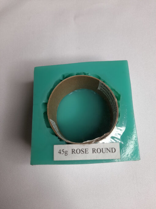 4 Cavity Round Rose Mould