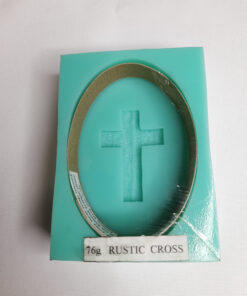 Rustic Cross Silicone Soap Mould