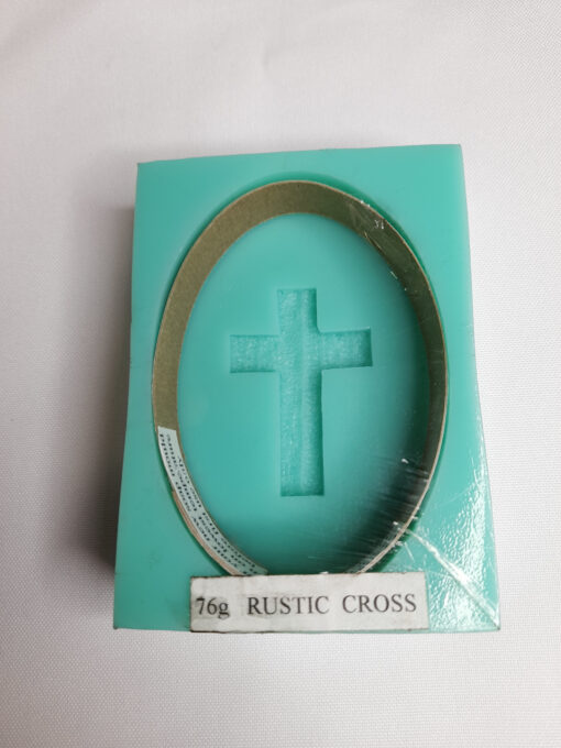 Rustic Cross Silicone Soap Mould