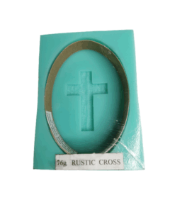 Rustic Cross Silicone Soap Mould