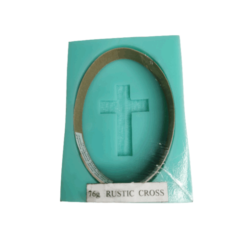 Rustic Cross Silicone Soap Mould