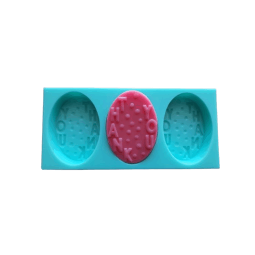 3 in 1 Thank you Silicone Soap Mould