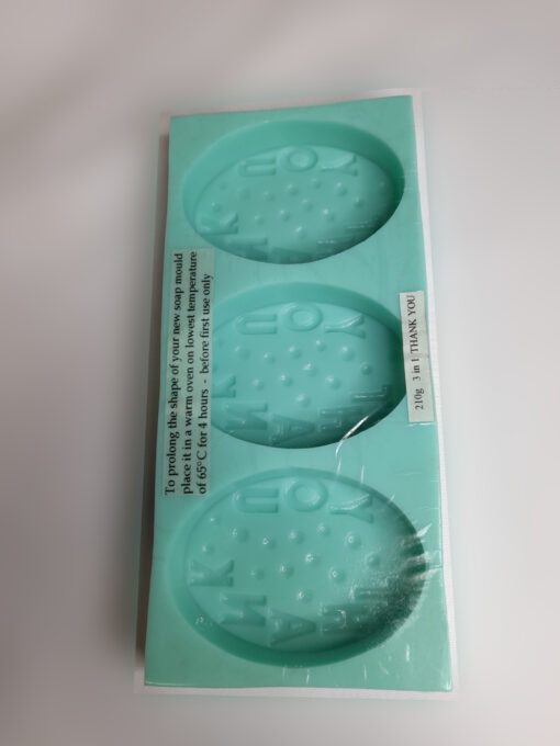 3 in 1 Thank you Silicone Soap Mould