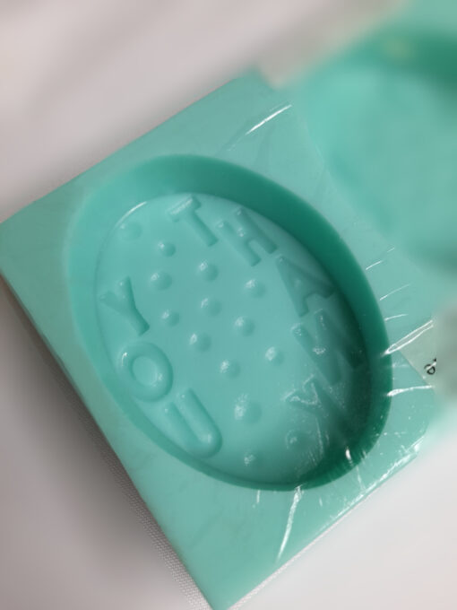 3 in 1 Thank you Silicone Soap Mould - Image 2