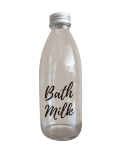 Glass Bath Milk Bottle - 250ml