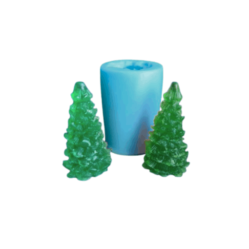 3D Christmas Tree Silicone Mould (Pink)