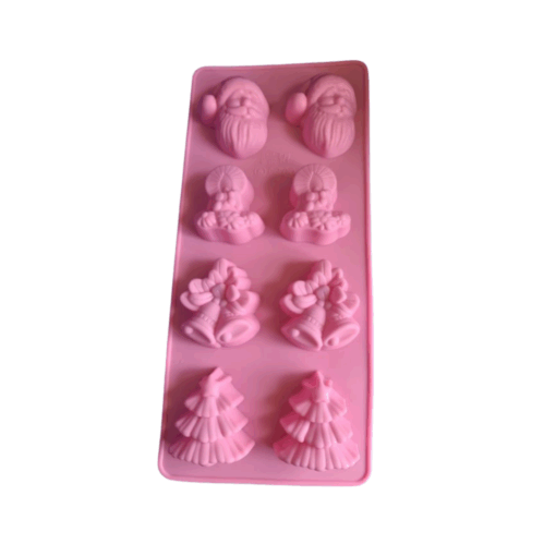 8 Cavity Christmas Silicone Mould