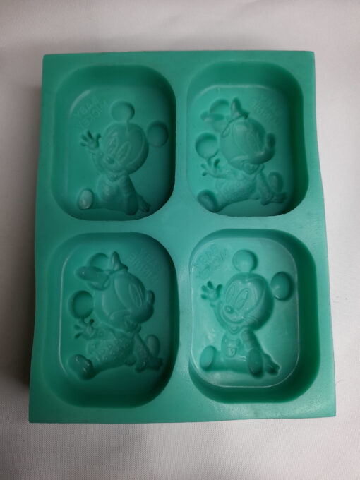 4 in 1 Baby Mickey & Minnie Silicone Mould - 87g