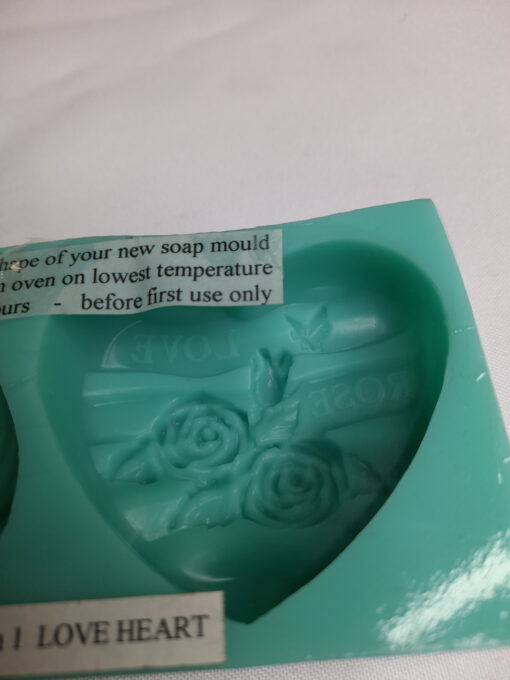 2 in 1 Love Hearts Silicone Mould - 66g - Image 3