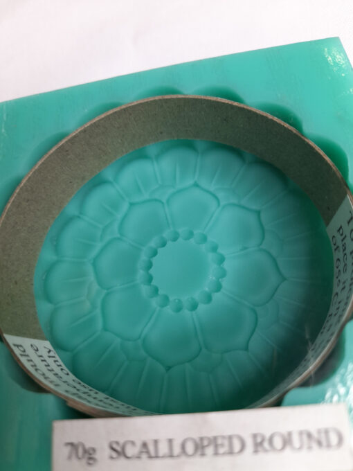 Scalloped Round Silicone Mould - 70g - Image 2