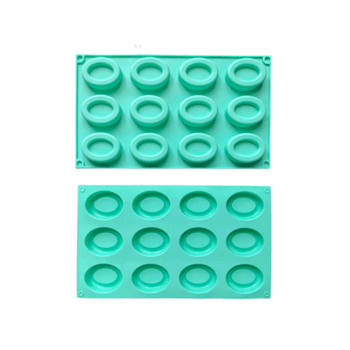 12 Cavity Shallow Oval Mould