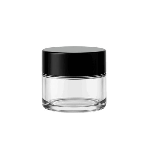 10pcs Lip Balm Container with Lid (Black Lid) - 10ml