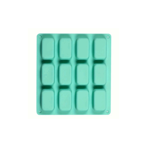 12 Cavity Rectangle Silicone Mould - Image 3