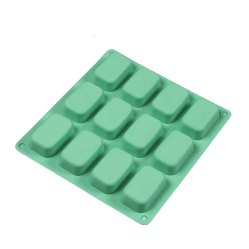 12 Cavity Rectangle Silicone Mould