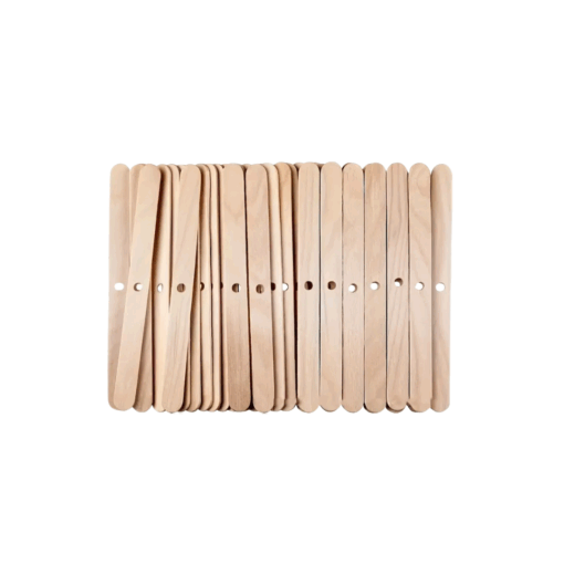 Wooden Wick Holders - 20pcs