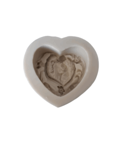 Rose Heart Mould - Natural