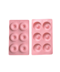 6 Cavity Donut Silicone Mould - Plain