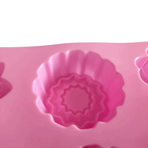 6 Cavity Flower Design Silicone Mould - Image 3