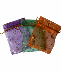 Multicoloured Organza Bags - 50pcs