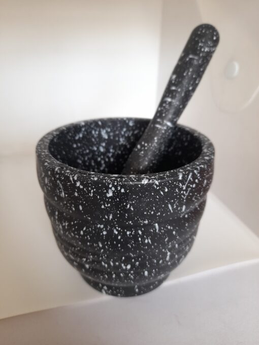 Dark Mortar and Pestle Set