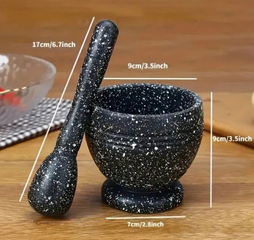 Dark Mortar and Pestle Set - Image 3