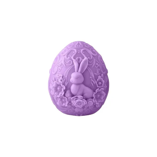 Elegant Easter Bunny Silicone Mould