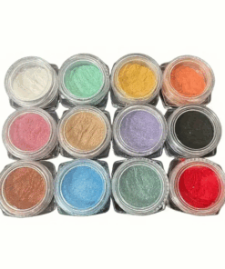 12pcs Mixed Natural Mica Powder Set