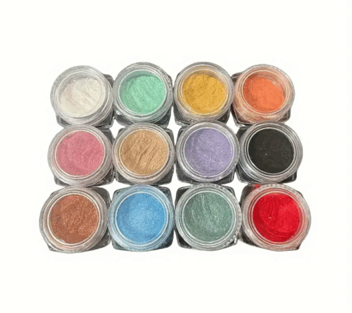 12pcs Mixed Natural Mica Powder Set