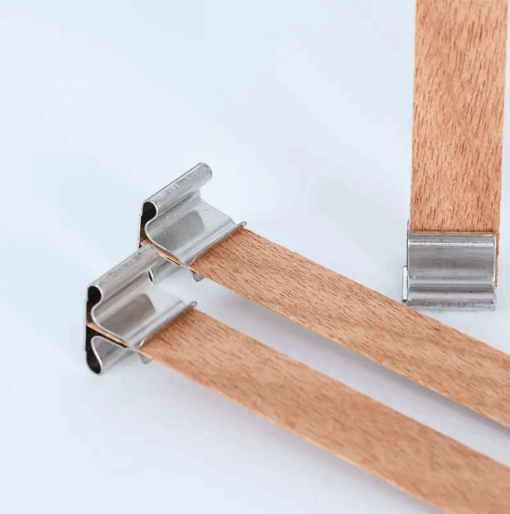Wooden Wicks with Stands - 100pcs (13cm) - Image 3