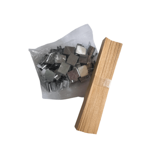 Wooden Wicks with Stands - 100pcs (13cm)